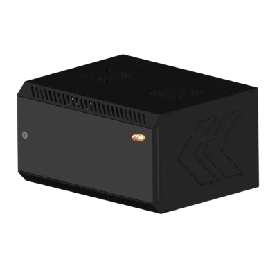 GAB. RACK HORIZ. 7U - NEGRO (C/ LLAVE)