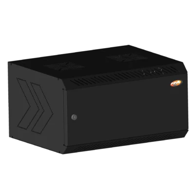 GAB. RACK HORIZ. 5U - NEGRO (C/ LLAVE)